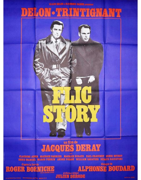 Flic Story — affiche originale française 120x160 cm...