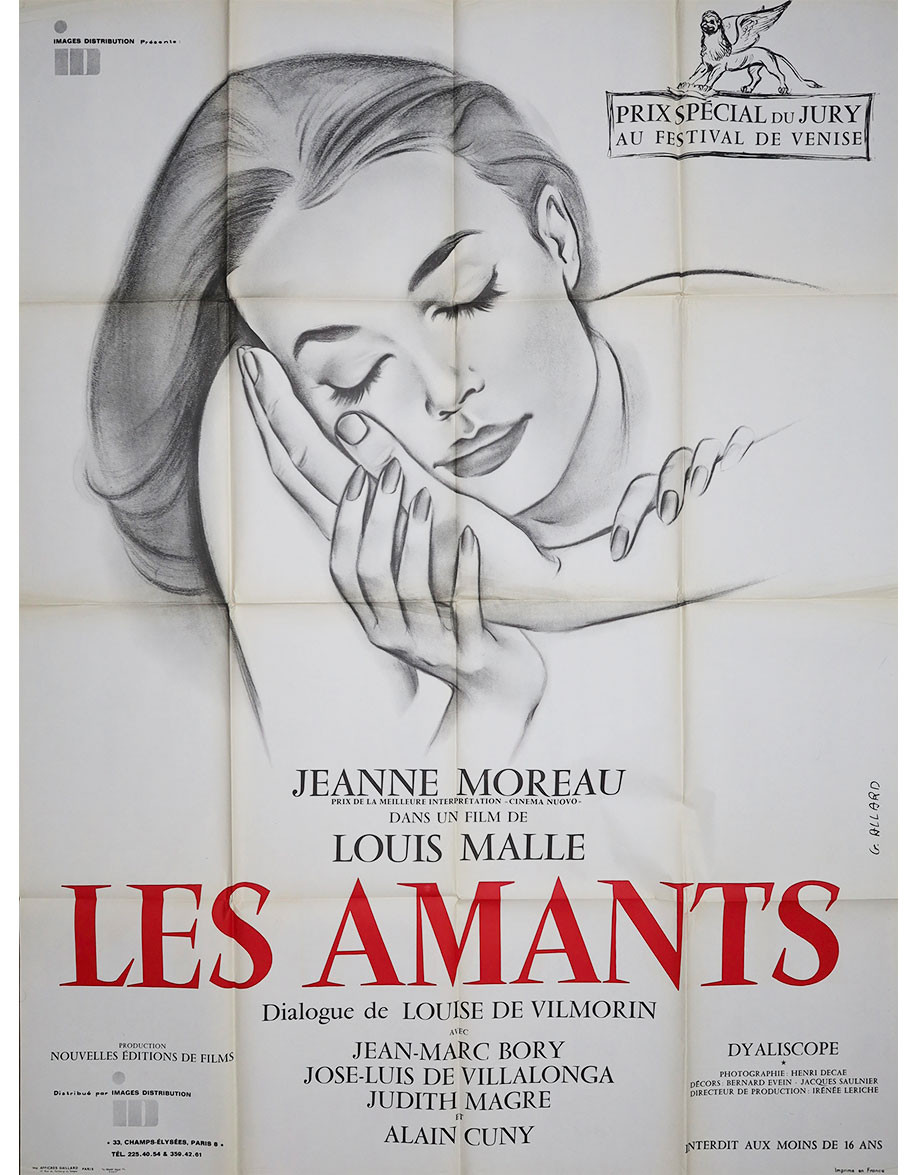 Les Amants — affiche originale française...