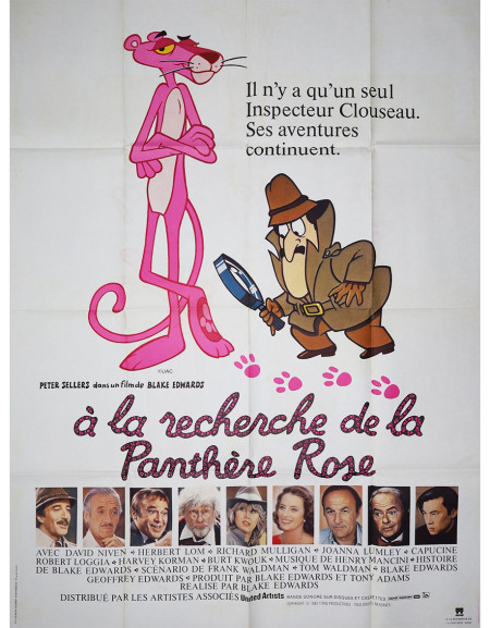 A la recherche de la panthère rose - 120x160 cm - pliée