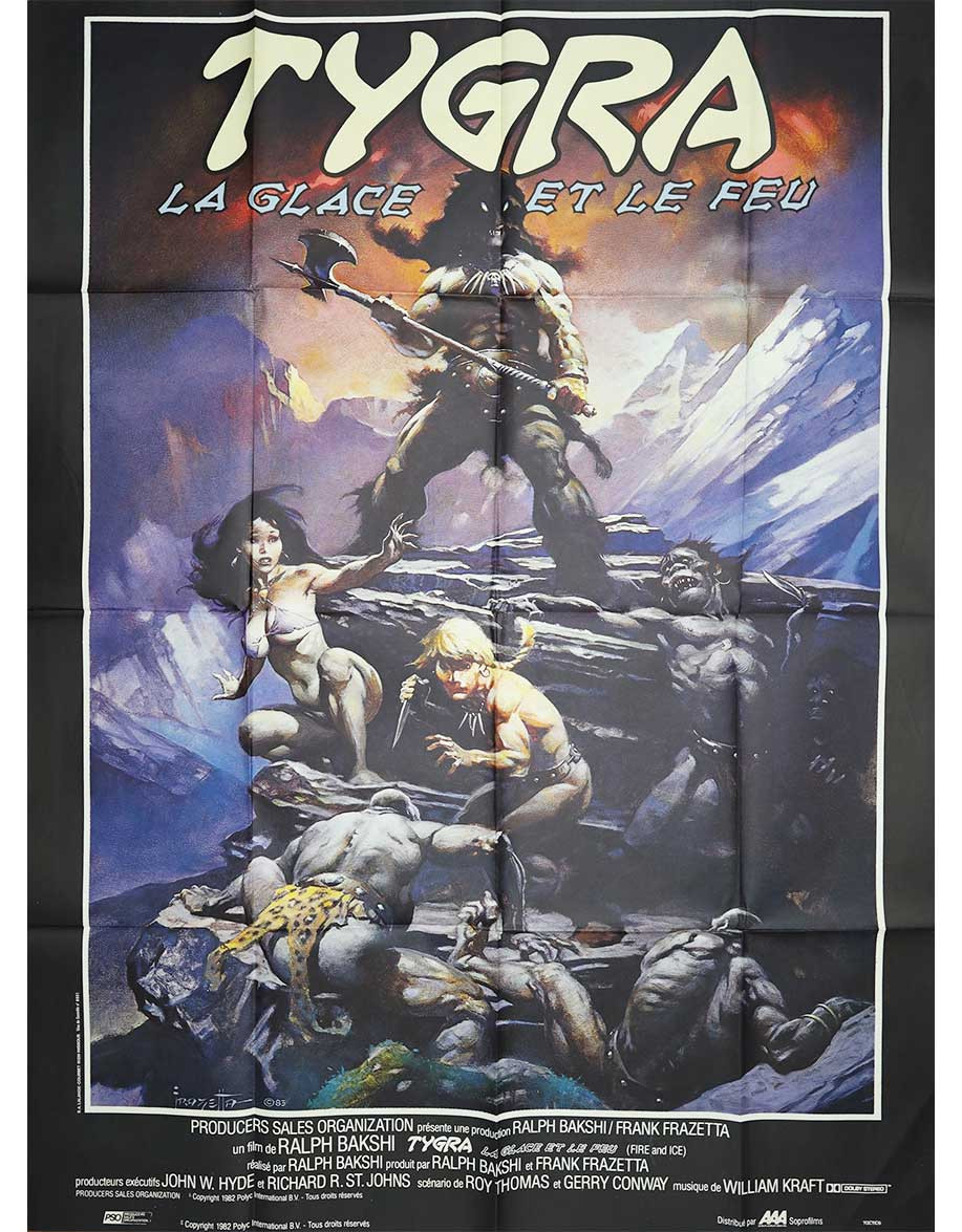 Tygra, la glace et le feu - 120x160 cm - pliée