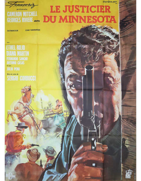 Le justicier du Minnesota - 120x160 cm - pliée