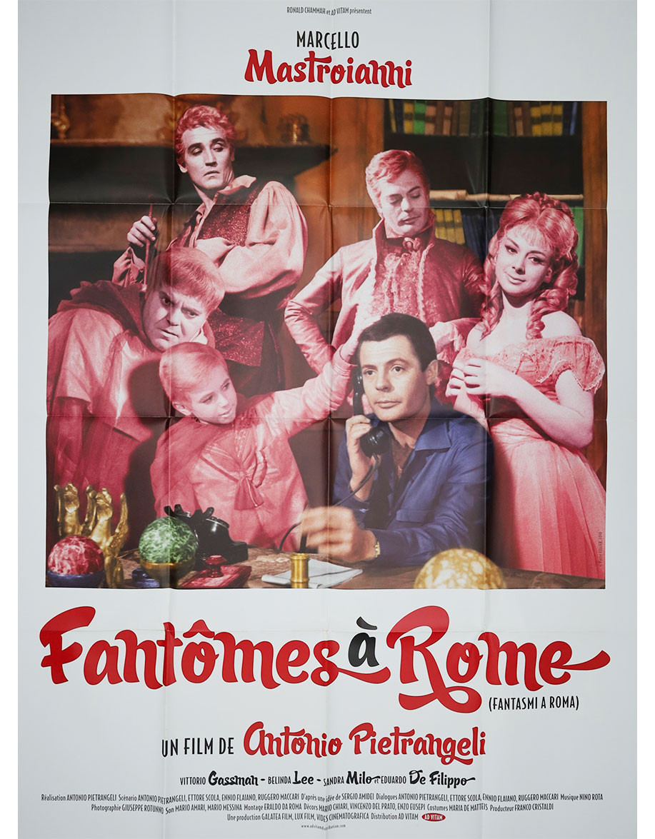 Fantômes à Rome - 120x160 cm - pliée