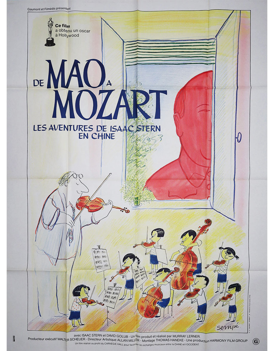 De Mao à Mozart — affiche originale française...