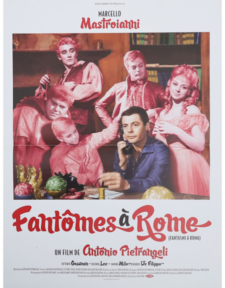 Fantômes à Rome - 40x53 cm - pliée