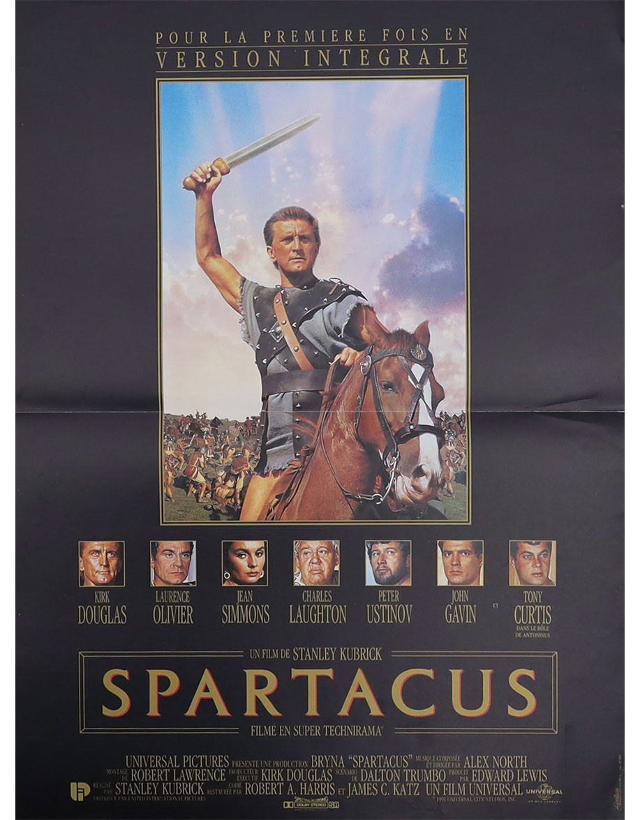 Spartacus — affiche originale 40x53 cm (1991) |...