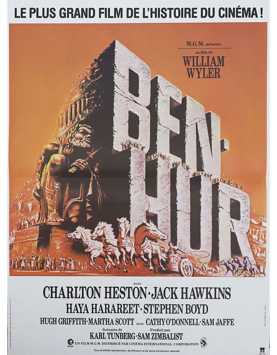 Ben-Hur - 40x53 cm - pliée