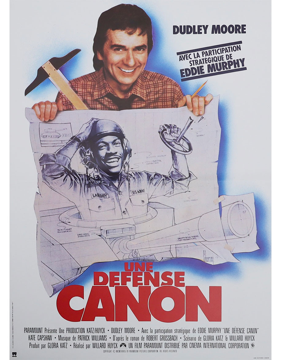 Une défense canon - 40x53 cm - pliée