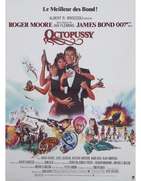 Octopussy - 40x53 cm - pliée