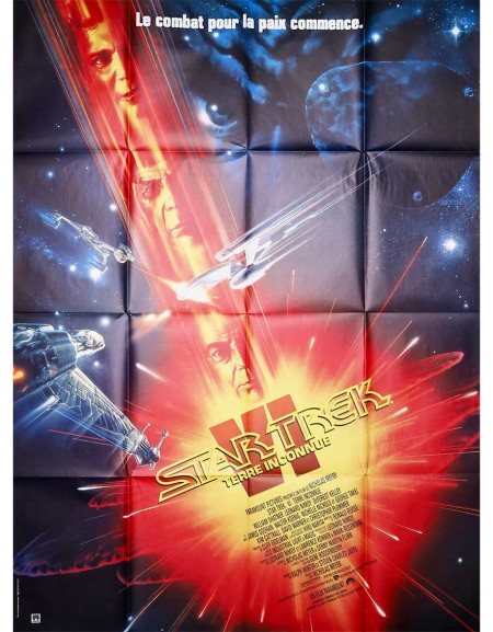 Star Trek 6 : Terre inconnue - 120x160 cm - pliée