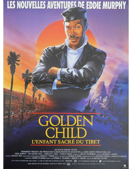 Golden Child : L'Enfant sacré du Tibet - 40x53 cm - pliée