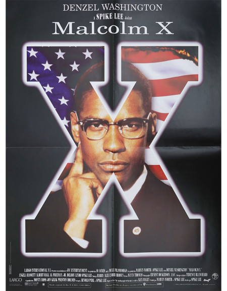 Malcolm X - 60x80 cm - pliée