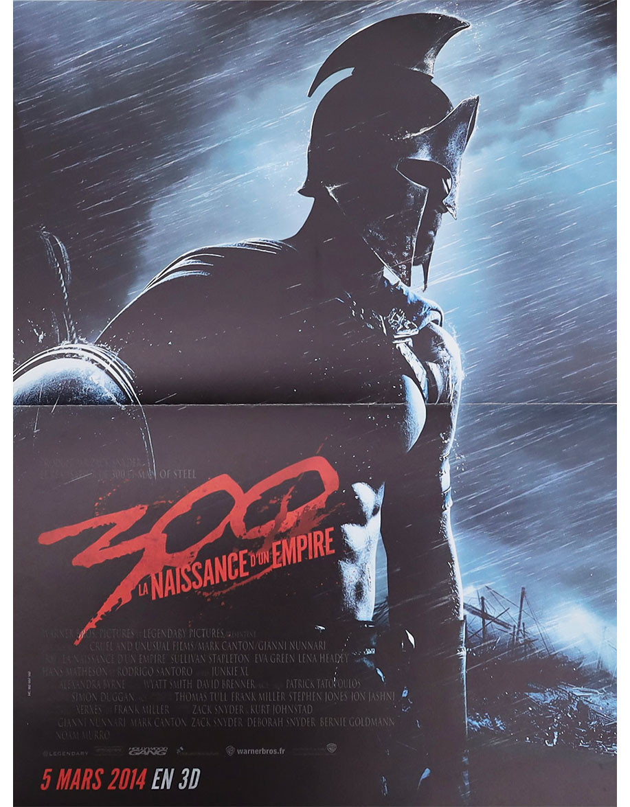300, la naissance d'un empire - 40x53 cm - pliée