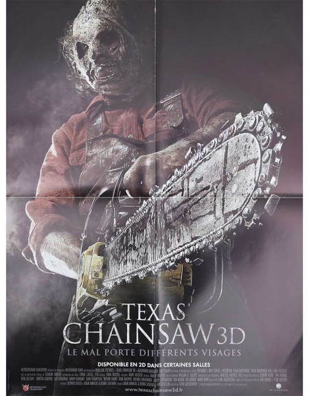 Texas Chainsaw 3D - 40x53 cm - pliée