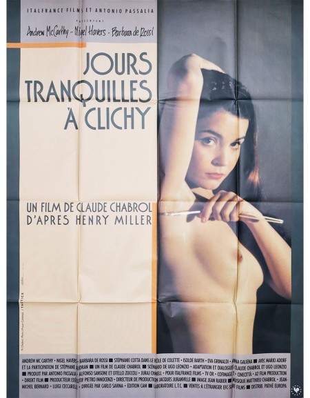 Jours tranquilles à Clichy - 120x160 cm - pliée