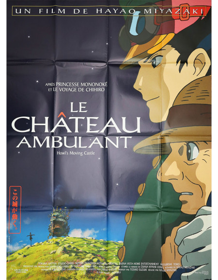 Le Château ambulant — affiche originale française 120x160...