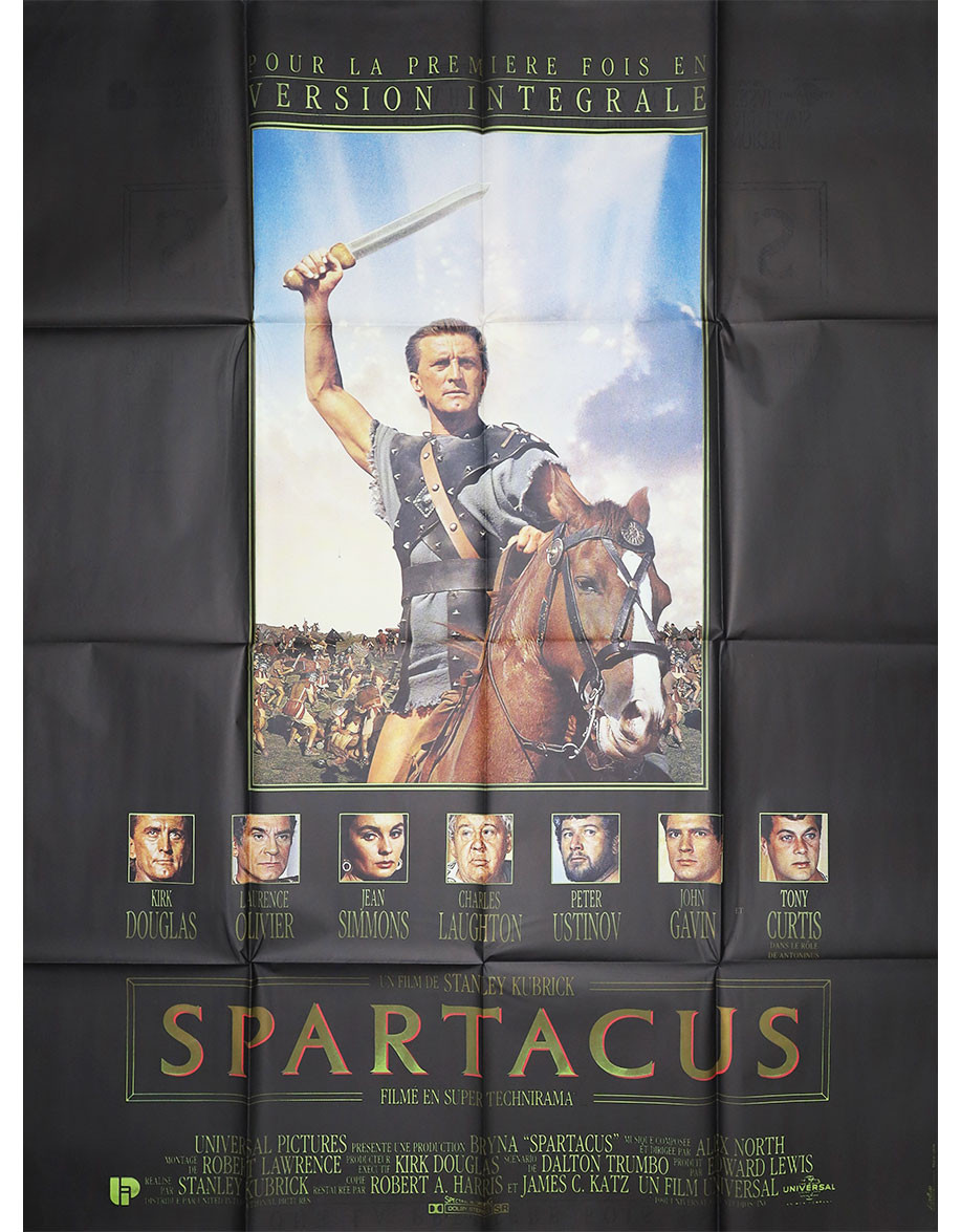 Spartacus — affiche originale 120x160 cm (1991)...