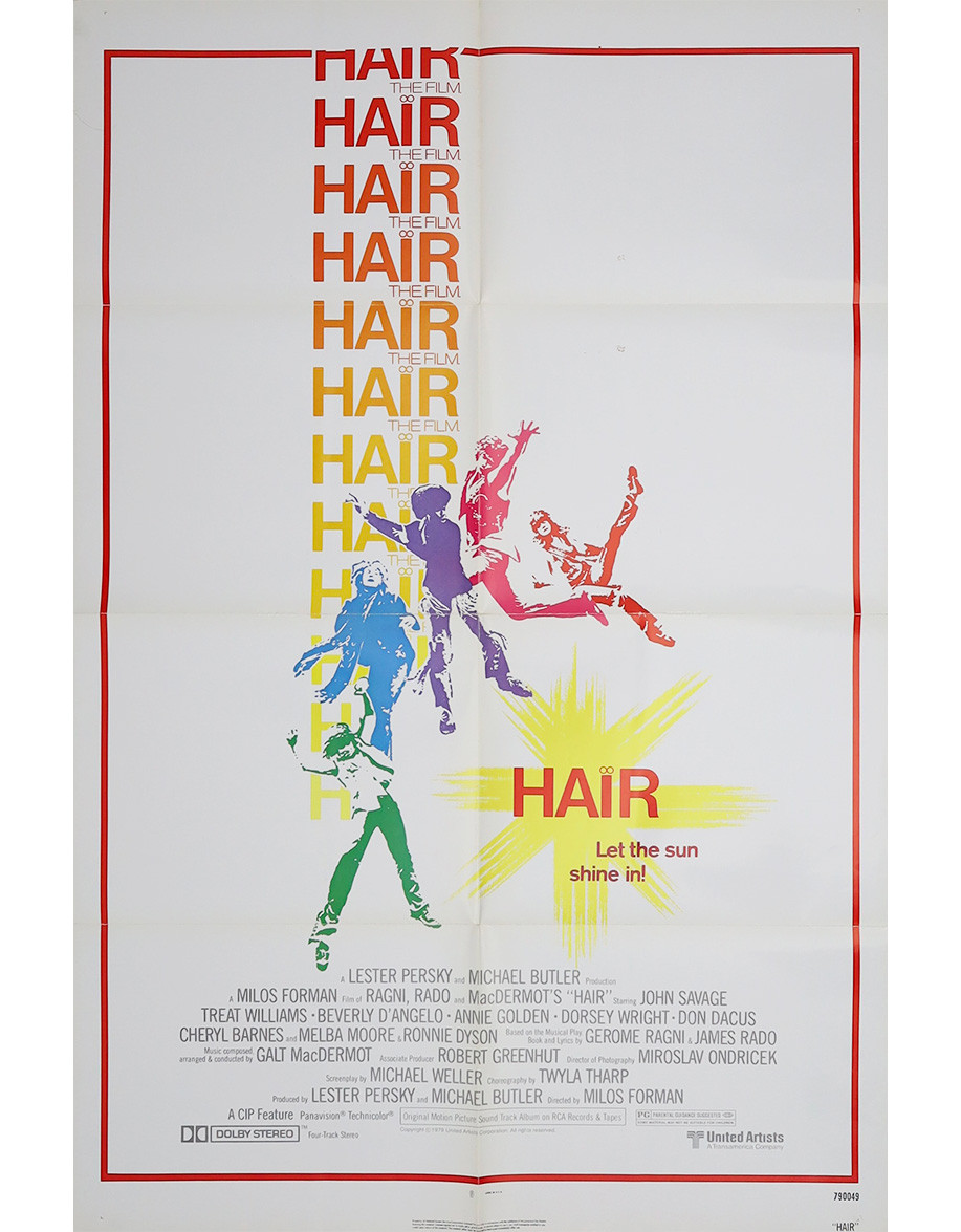 Hair - 69x104 cm - pliée