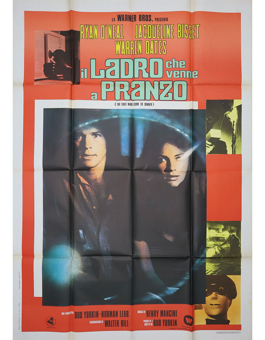 Le Voleur qui vient dîner - 100x140 cm - pliée