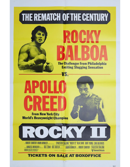 Rocky II — affiche originale américaine 69×104 cm (1979)...