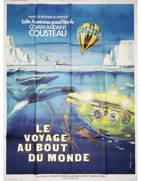 Voyage au bout du monde — affiche originale française...
