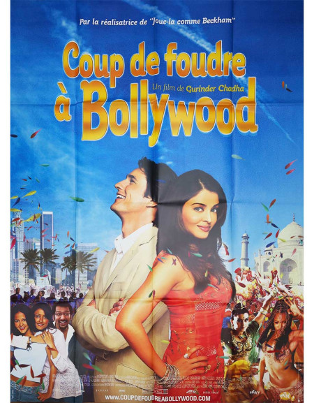 Coup de foudre à Bollywood - 120x160 cm - pliée