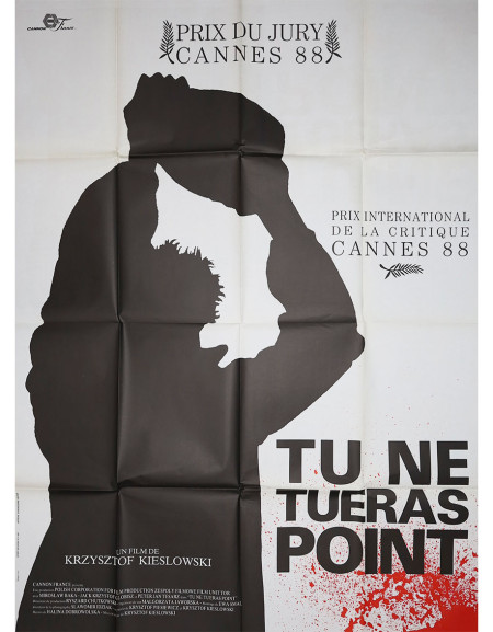 Tu ne tueras point - 120x160 cm - pliée