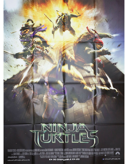 Ninja Turtles - 120x160 cm - pliée