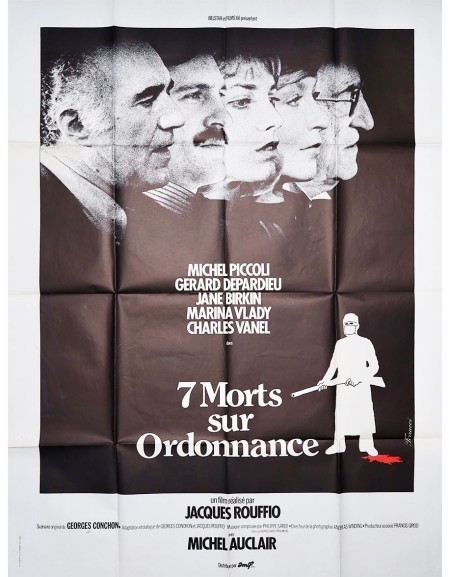 7 morts sur ordonnance - 120x160 cm - pliée