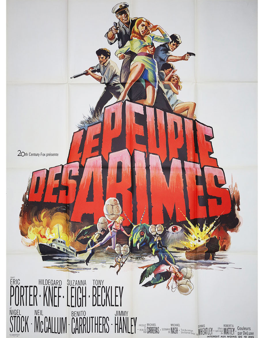 Le peuple des abîmes - 120x160 cm - pliée