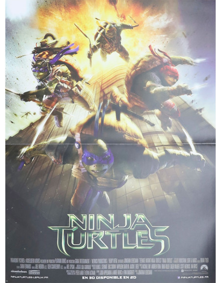Ninja Turtles - 40x53 cm - pliée