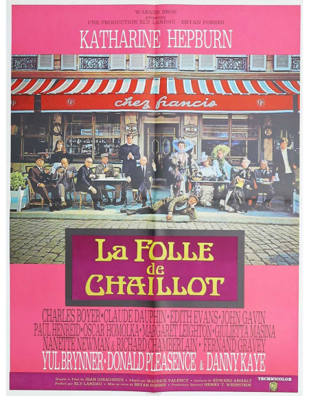 La folle de Chaillot - 60x80 cm - pliée