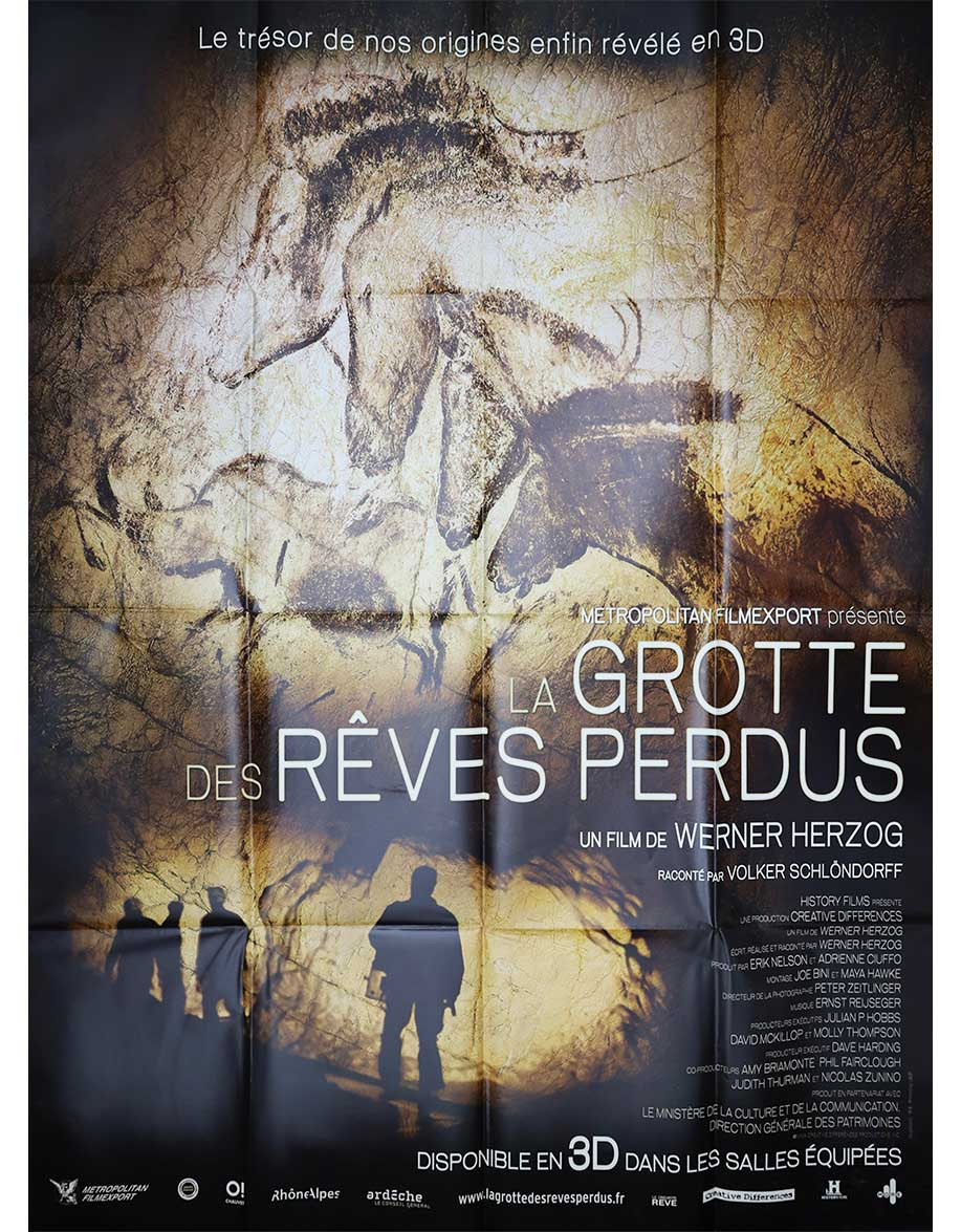 La grotte des rêves perdus - 120x160 cm - pliée