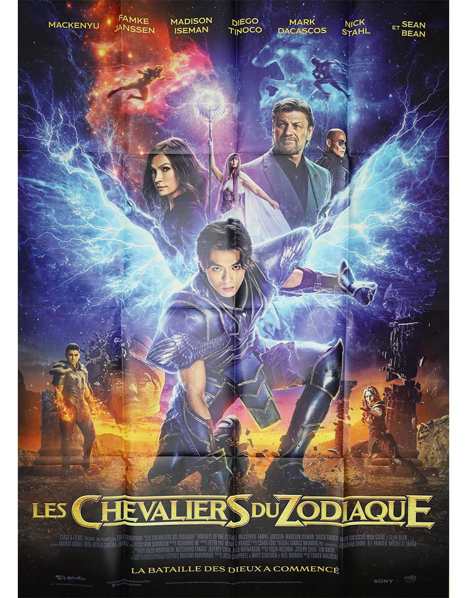 Les Chevaliers du Zodiac - 120x160 cm - pliée