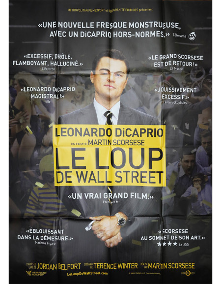 Le loup de Wall Street - 120x160 cm - pliée