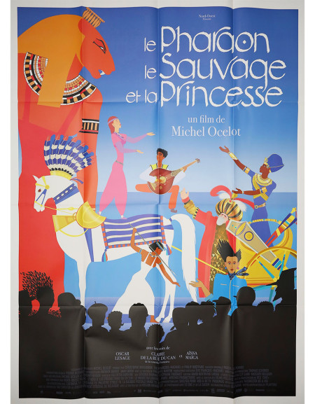 Le pharaon, le sauvage et la princesse - 120x160 cm - pliée