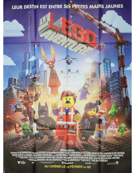 La grande aventure Lego - 120x160 cm - pliée