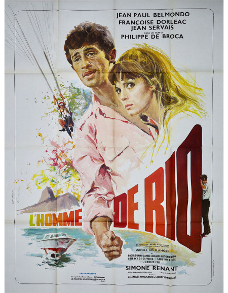 L'Homme de Rio — affiche originale française 120×160 cm...