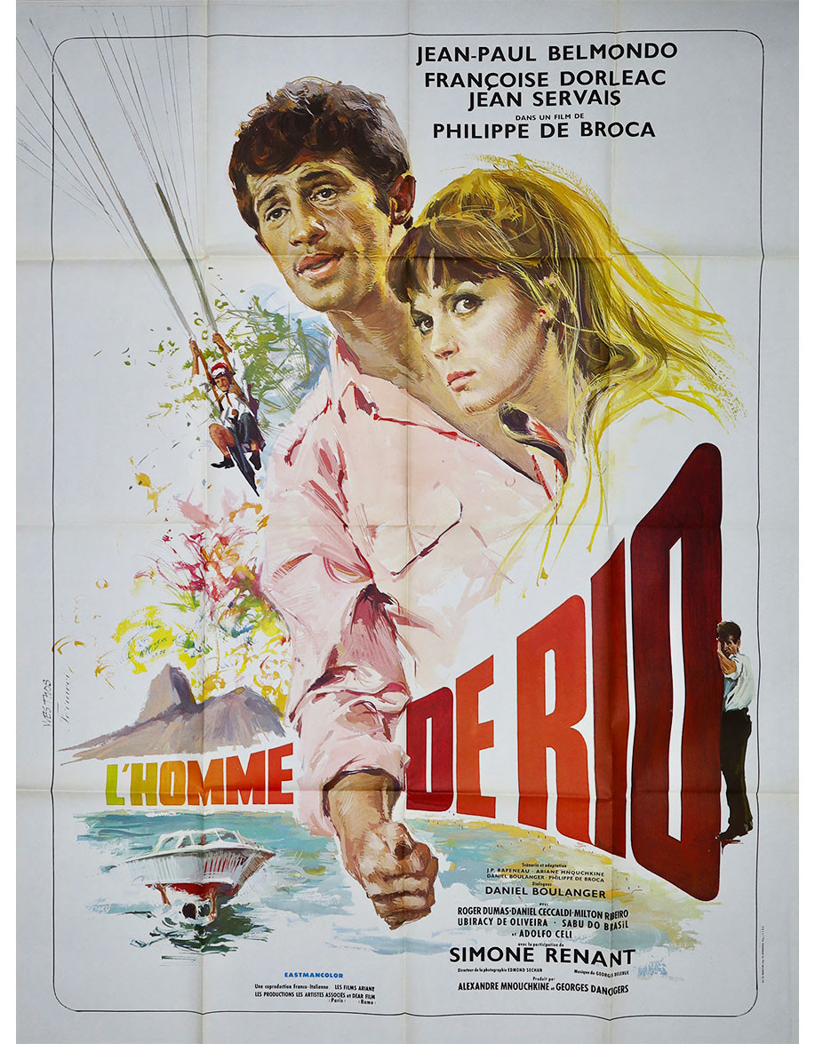 L'Homme de Rio — affiche originale française...
