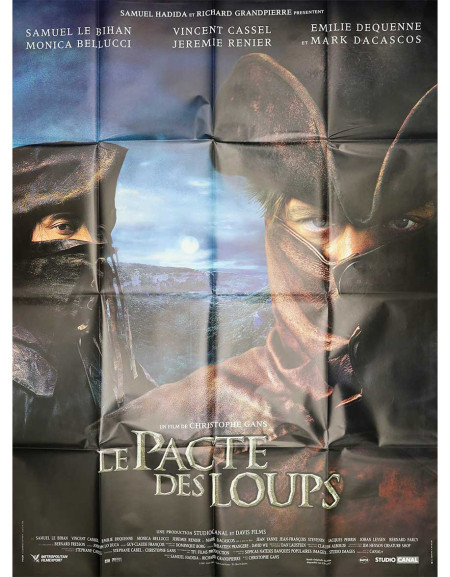 Le pacte des loups - 120x160 cm - pliée