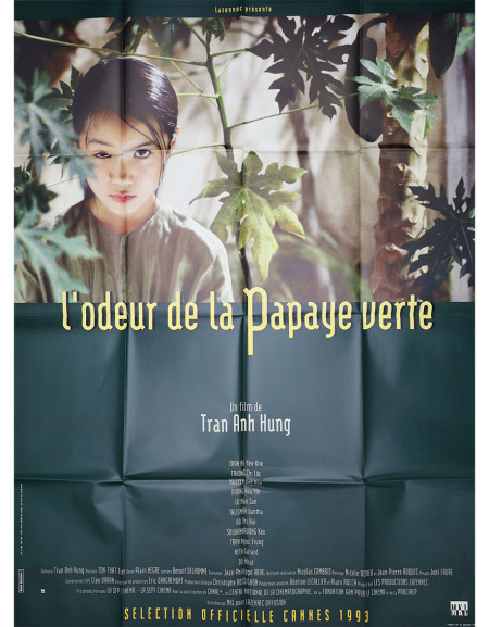 L'odeur de la papaye verte - 120x160 cm - pliée