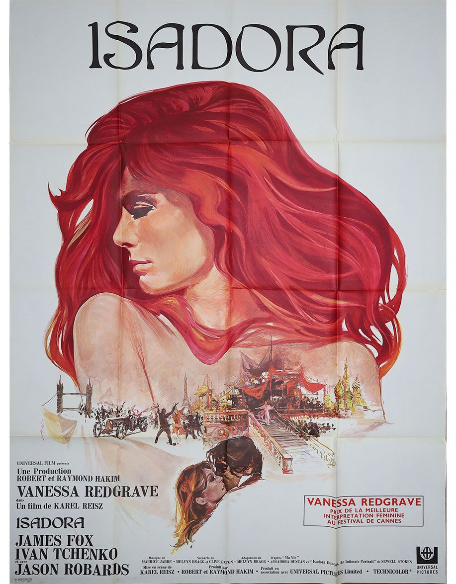 Isadora — affiche originale française 120x160...