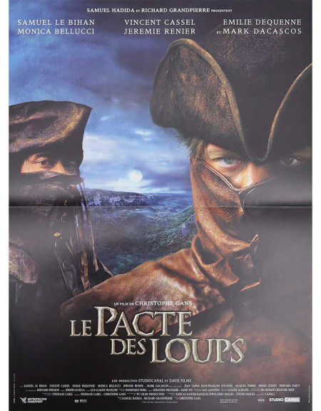 Le pacte des loups - 40x53 cm - pliée