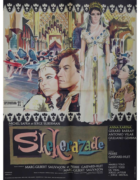 Shéhérazade - 60x80 cm - pliée