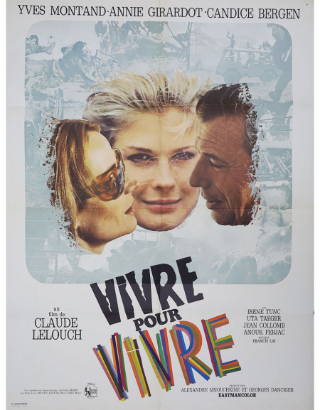 Vivre pour vivre - 60x80 cm - pliée