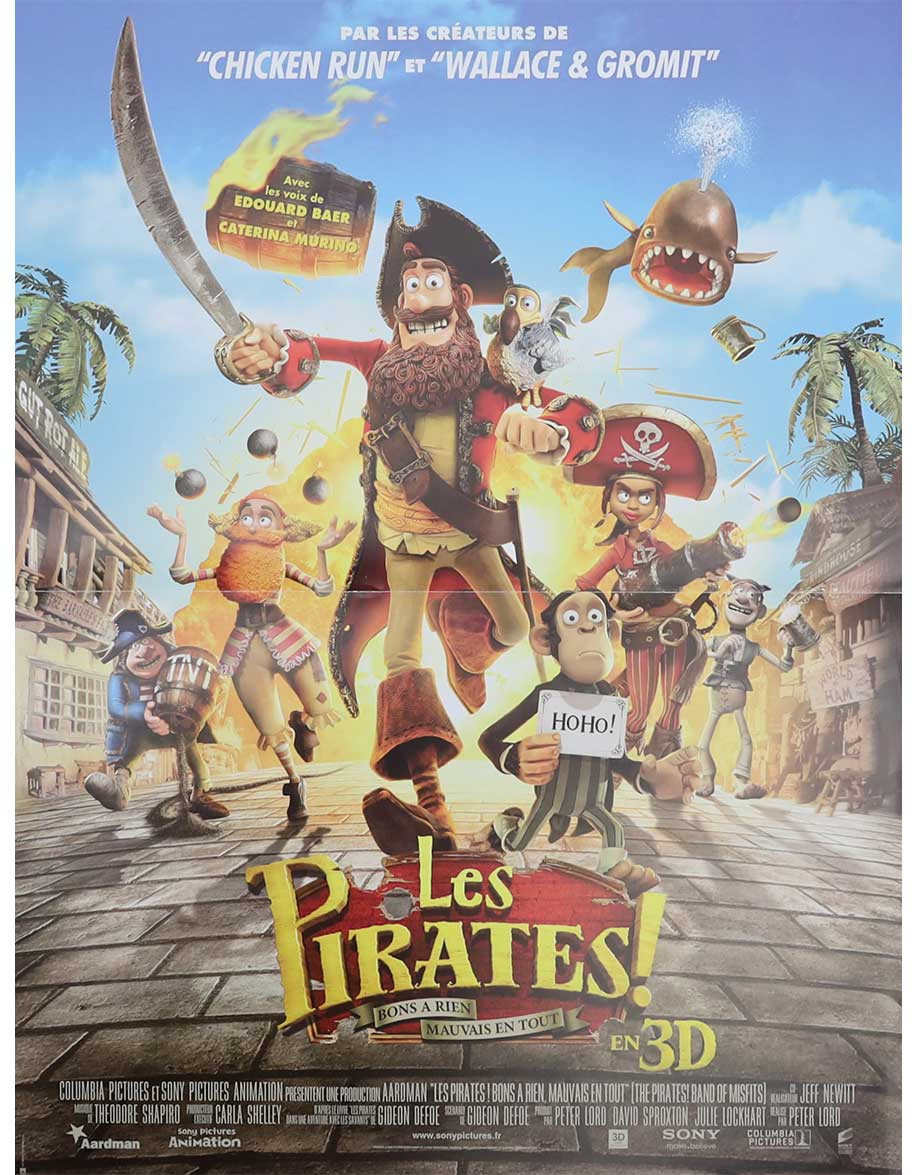 Les Pirates ! - 40x53 - pliée