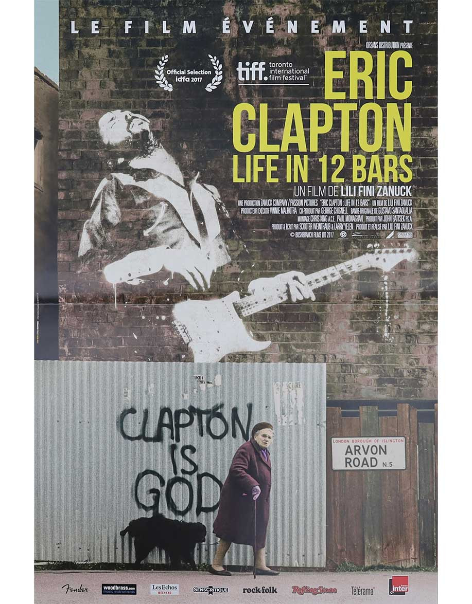 Eric Clapton : Life in 12 bars - 40x60 cm - pliée
