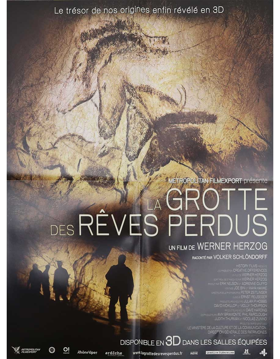 La grotte des rêves perdus - 40x53 cm - pliée