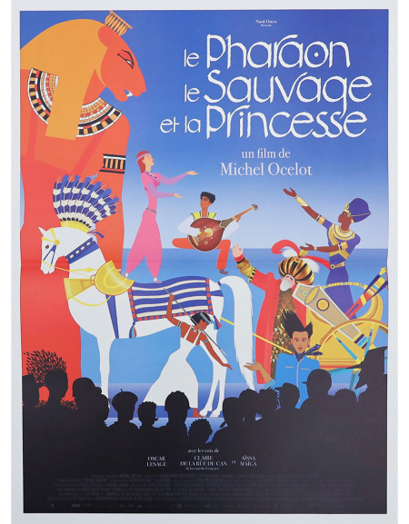 Le pharaon, le sauvage et la princesse - 40x53 cm - pliée