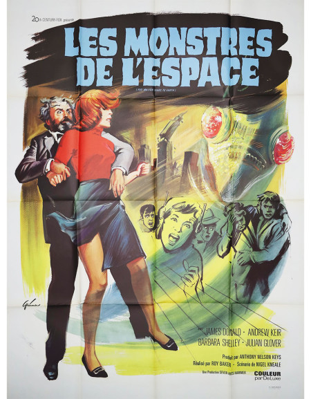 Les monstres de l'espace - 120x160 cm - pliée