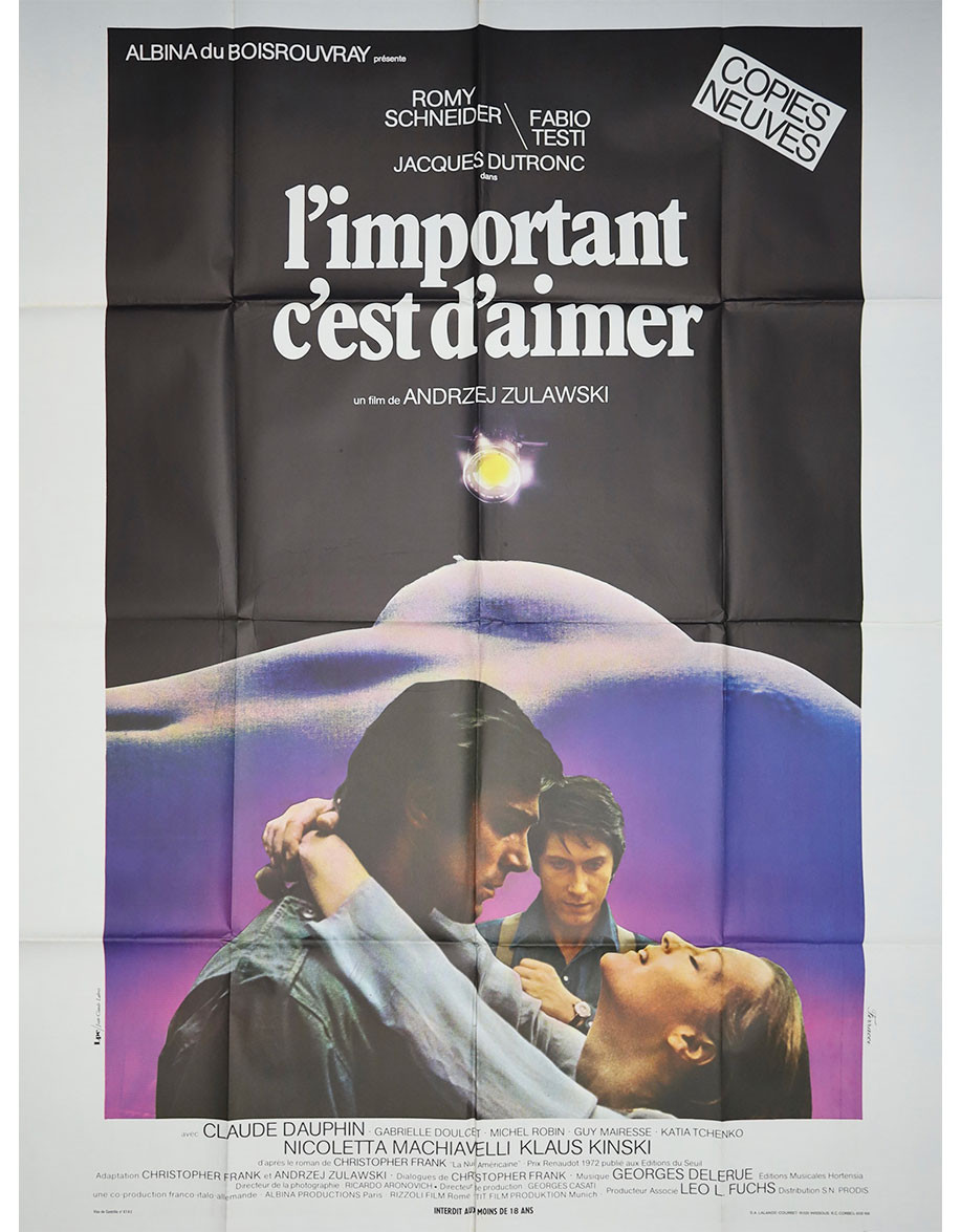 L'important c'est d'aimer - 120x160 cm - pliée